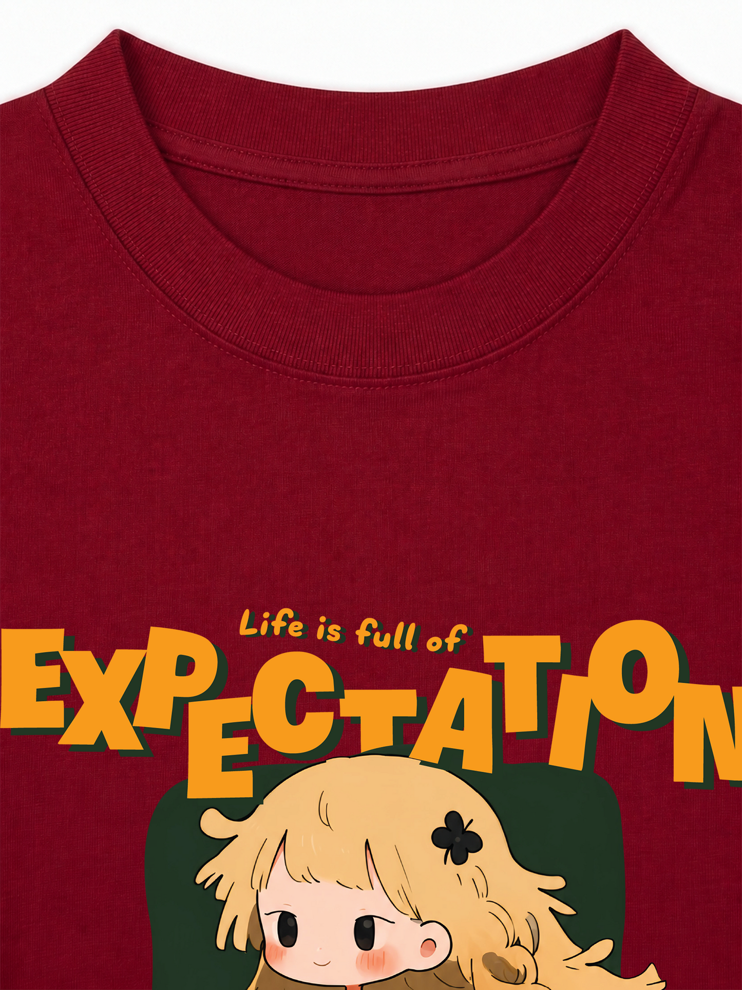 Áo Thun Relaxed Fit Life Is Full Of Expectation