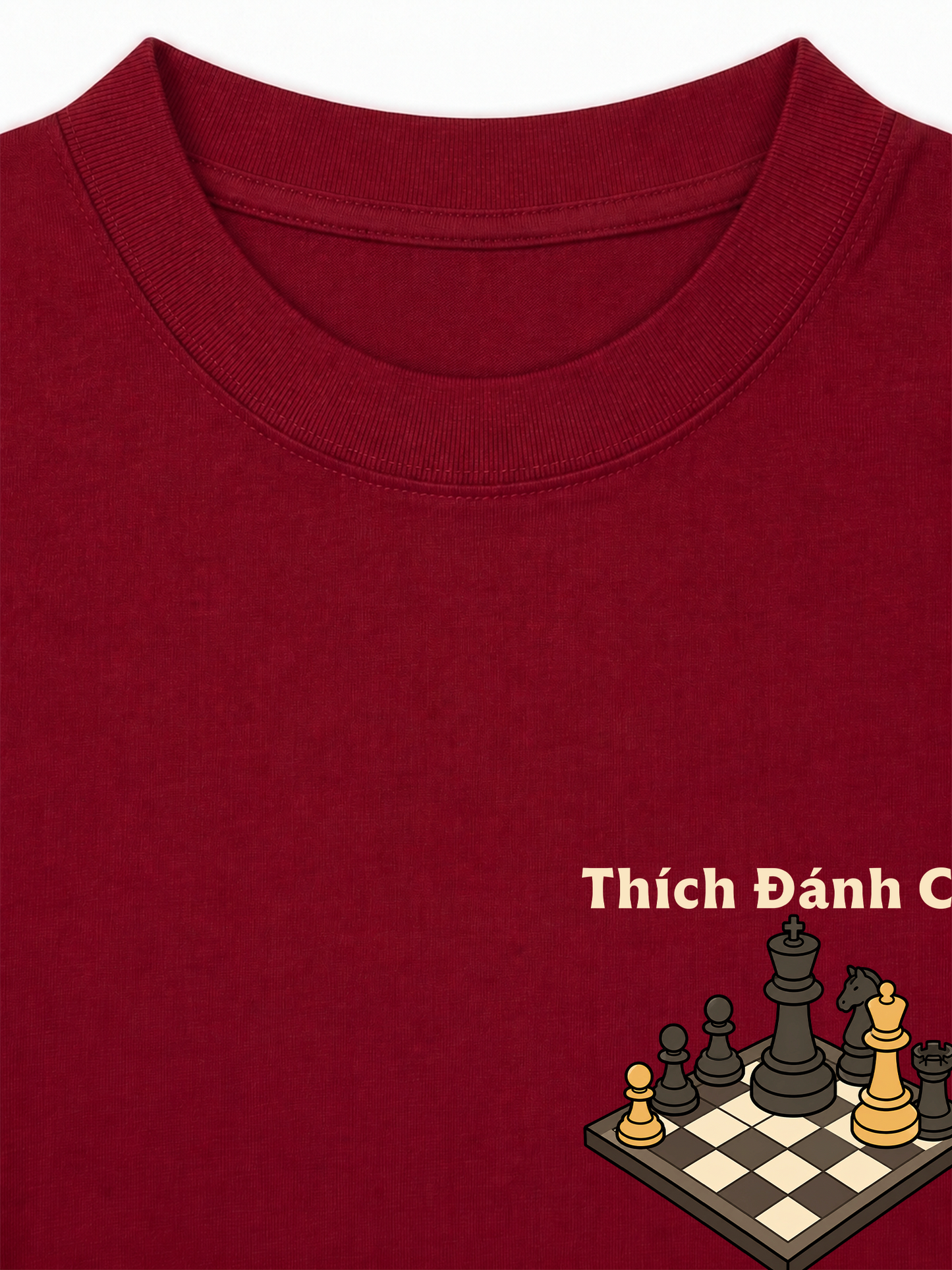 Áo Thun Relaxed Fit Thích Đánh Cờ