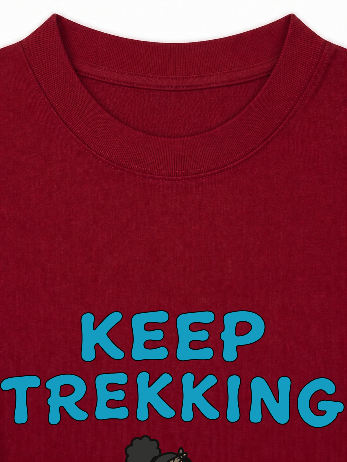 Áo Thun Relaxed Fit Keep Trekking For Girl