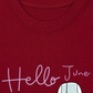 Áo Thun Relaxed Fit Hello June