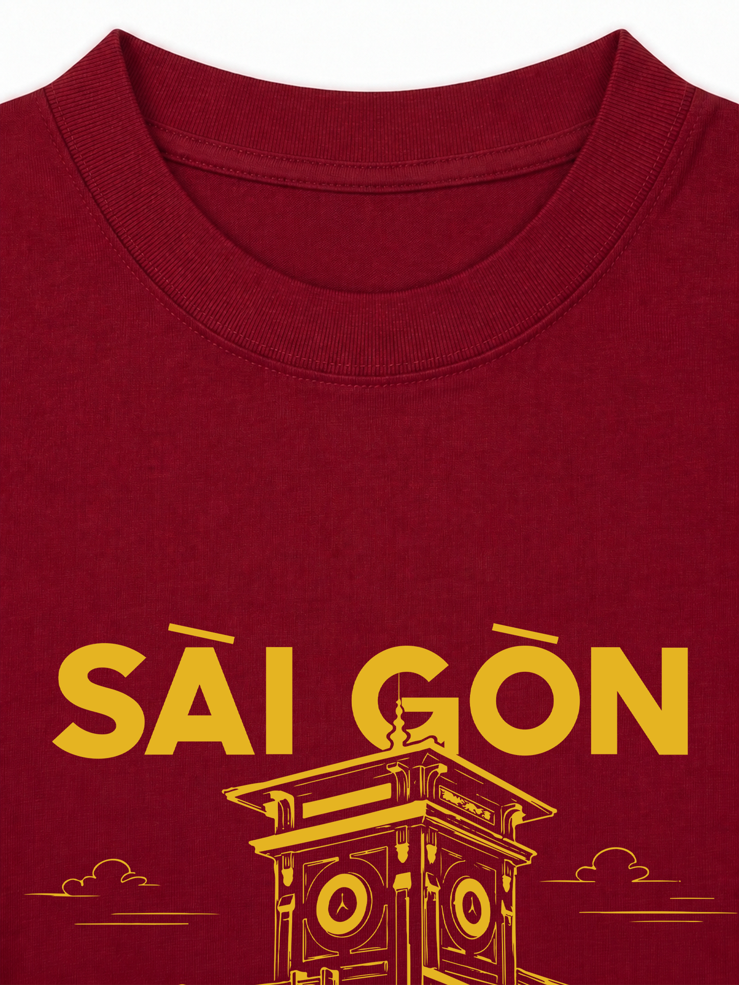 Áo Thun Relaxed Fit Chợ Bến Thành Sài Gòn