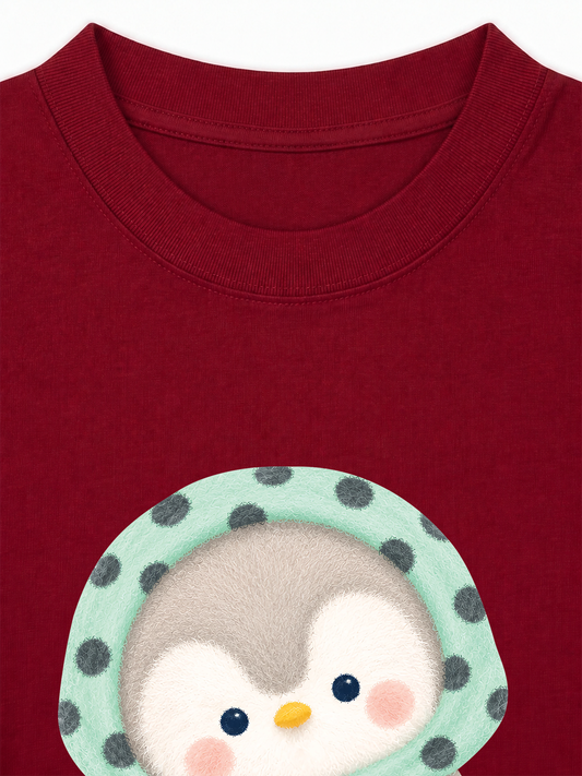 Áo Thun Relaxed Fit Penguin Babe