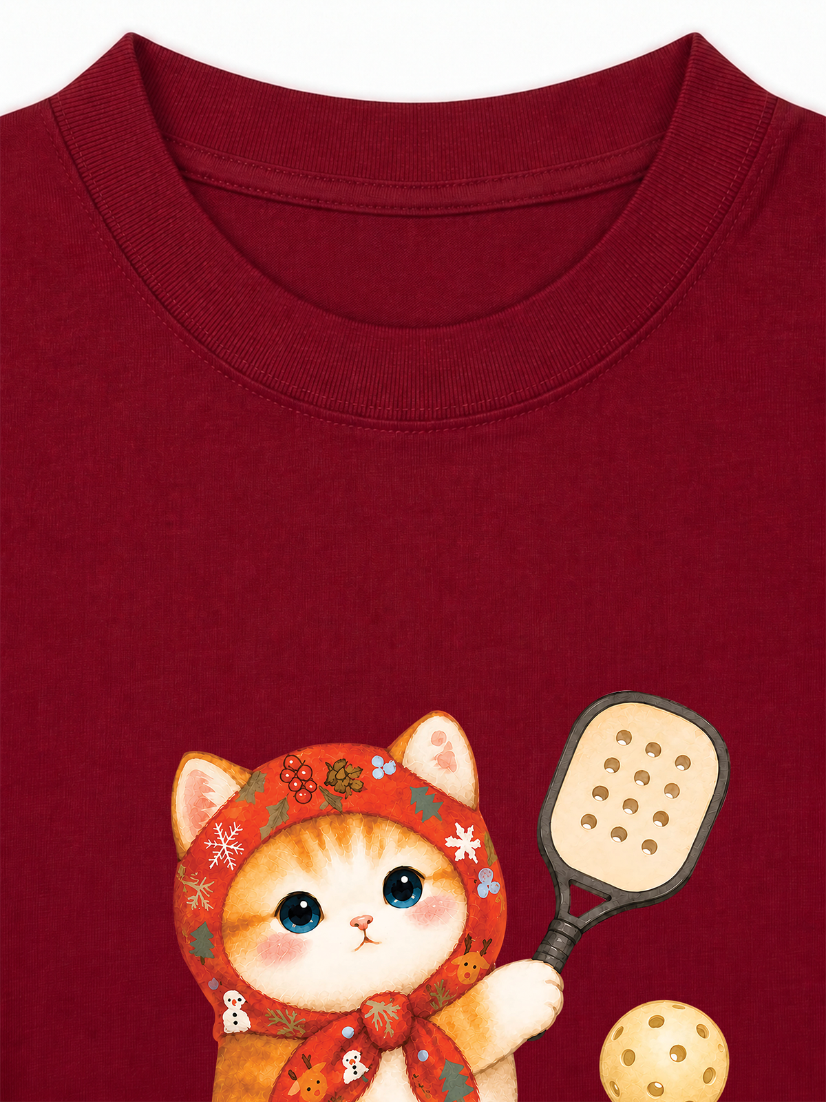 Áo Thun Relaxed Fit Pickleball Girl Meow