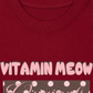 Áo Thun Relaxed Fit  Pink Dotty Vitamin Meow