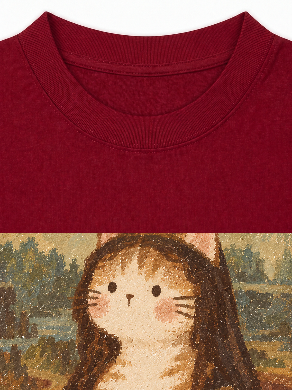 Áo Thun Relaxed Fit Mona Meowsa