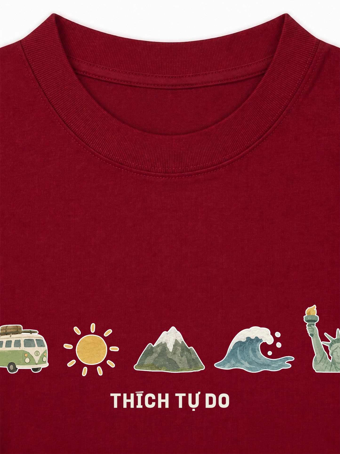 Áo Thun Relaxed Fit Thích Tự Do