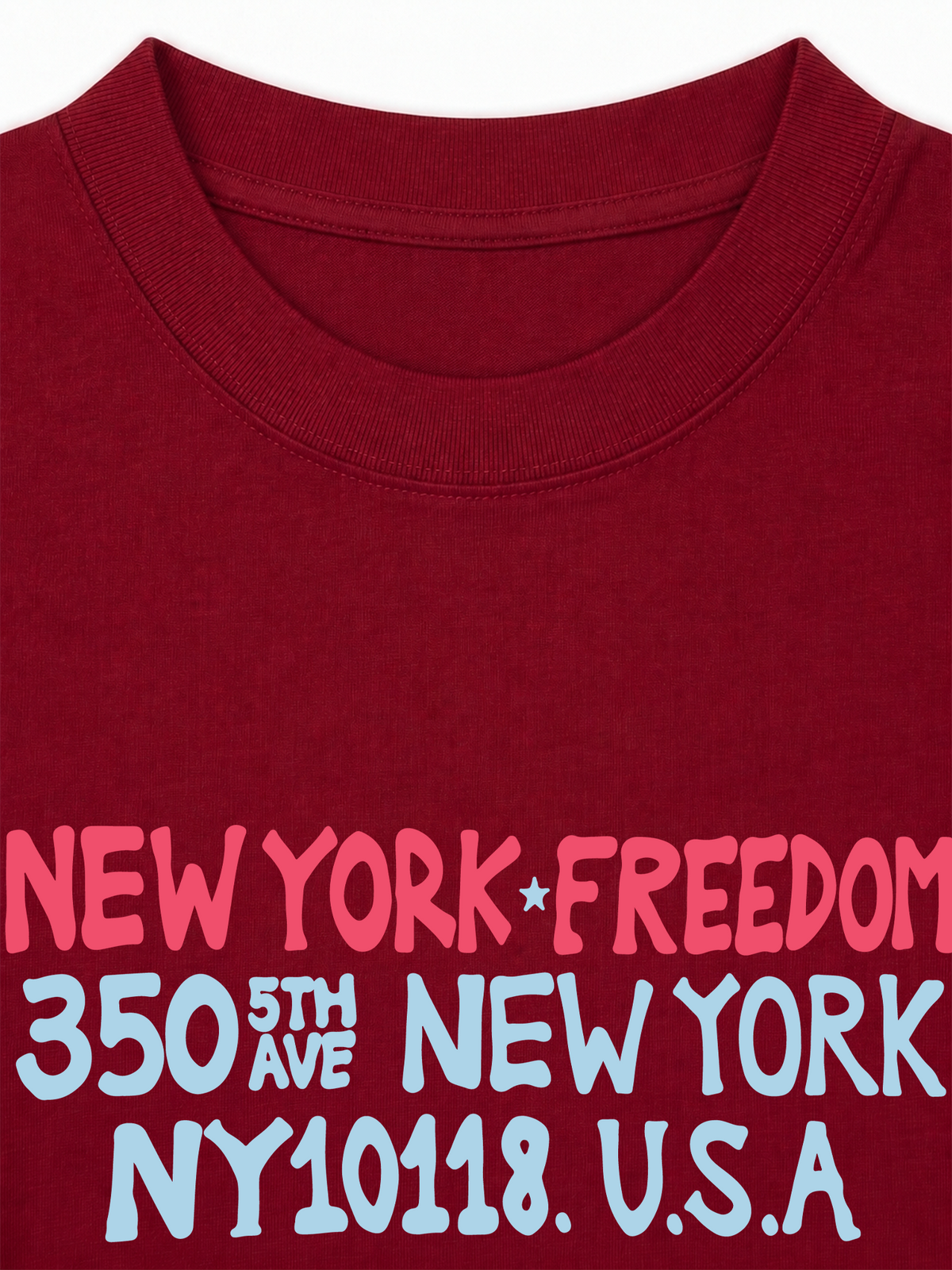 Áo Thun Relaxed Fit New York Freedom