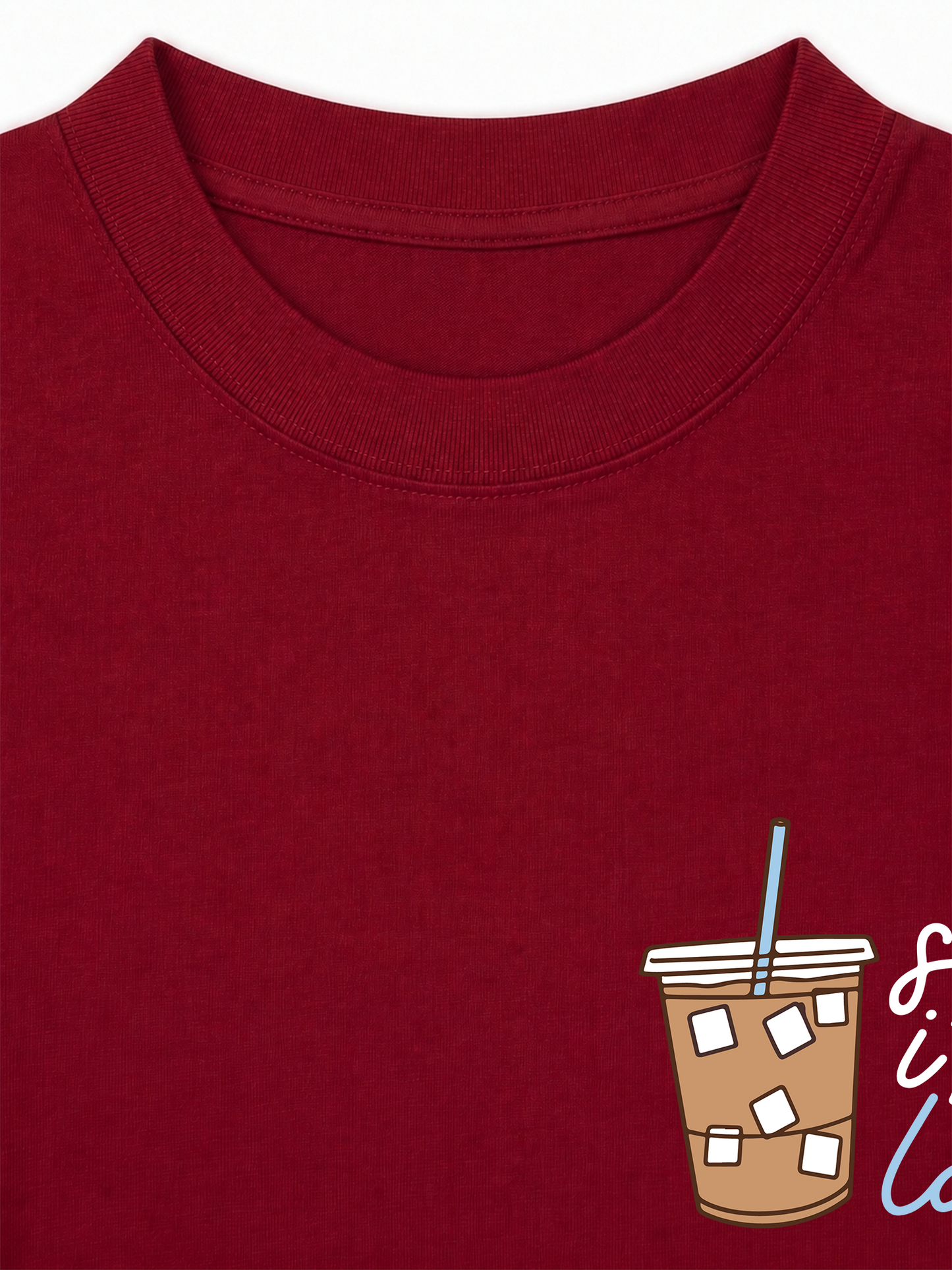 Áo Thun Relaxed Fit Sorry I'm Latte