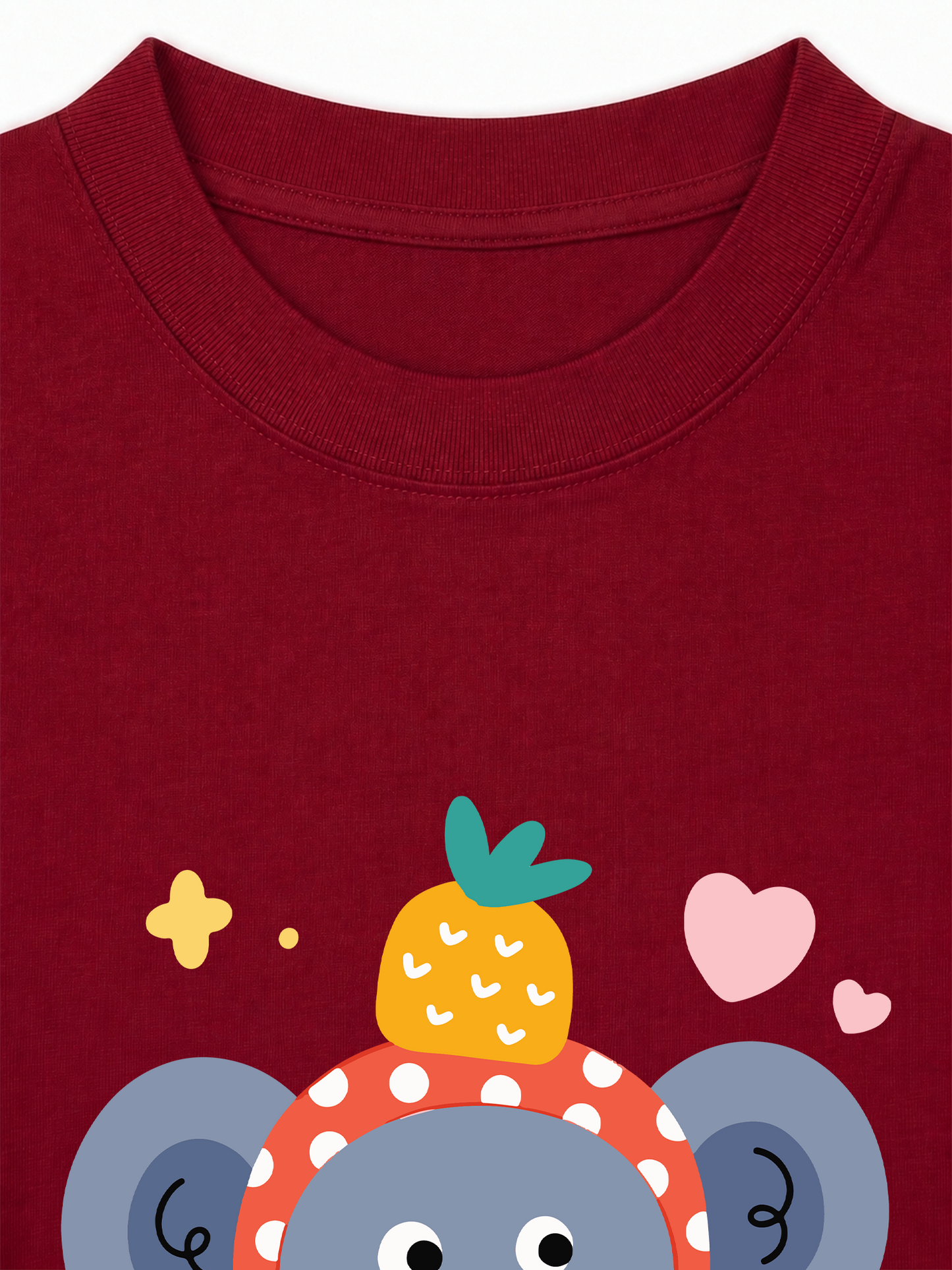 Áo Thun Relaxed Fit Pineapple Cutie Elephant