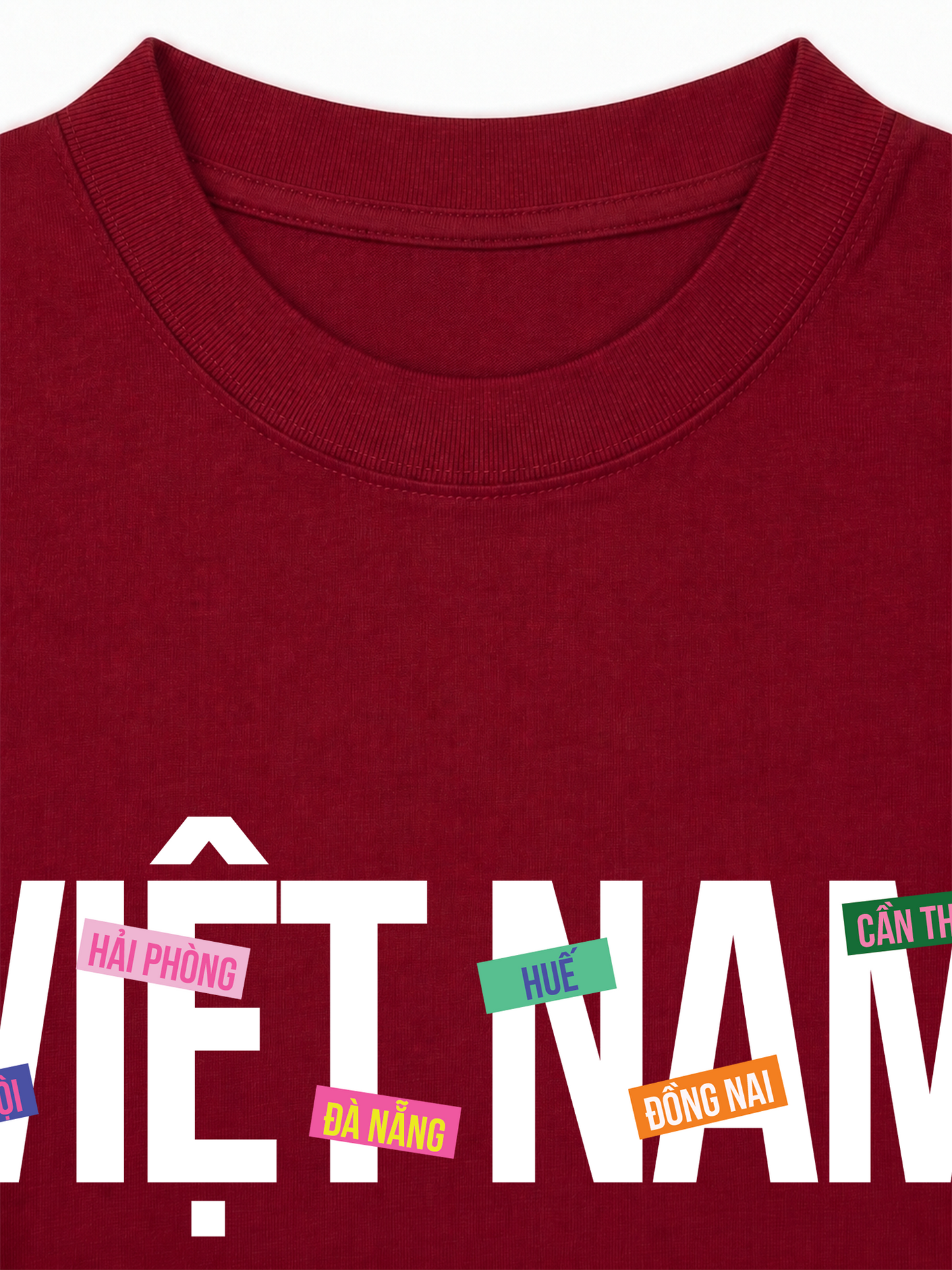 Áo Thun Relaxed Fit Việt Nam 7 Tỉnh Thành