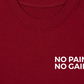 Áo Thun Relaxed Fit No Pain No Gain