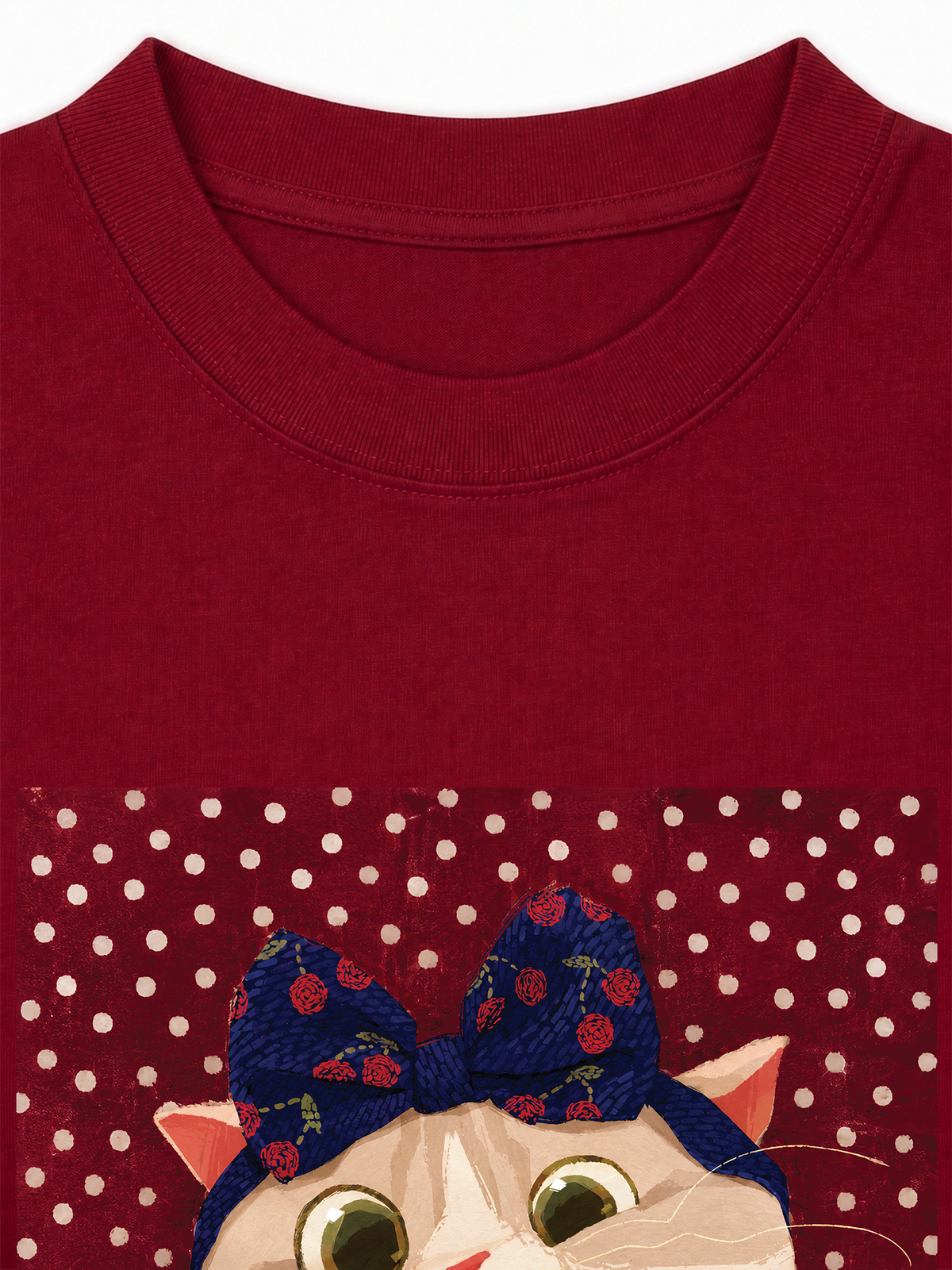Áo Thun Relaxed Fit Red Fish Meow