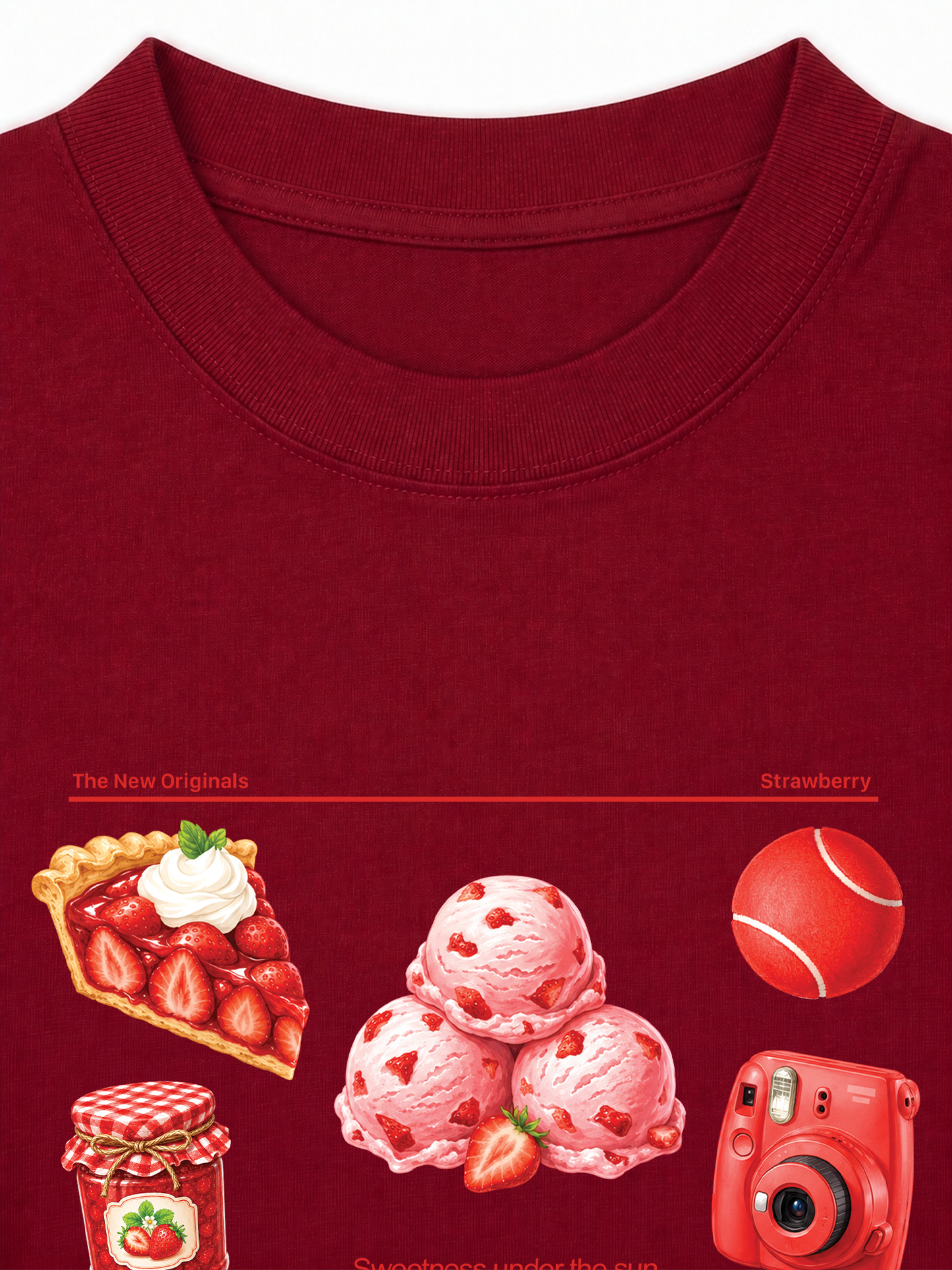 Áo Thun Relaxed Fit Strawberry Pack