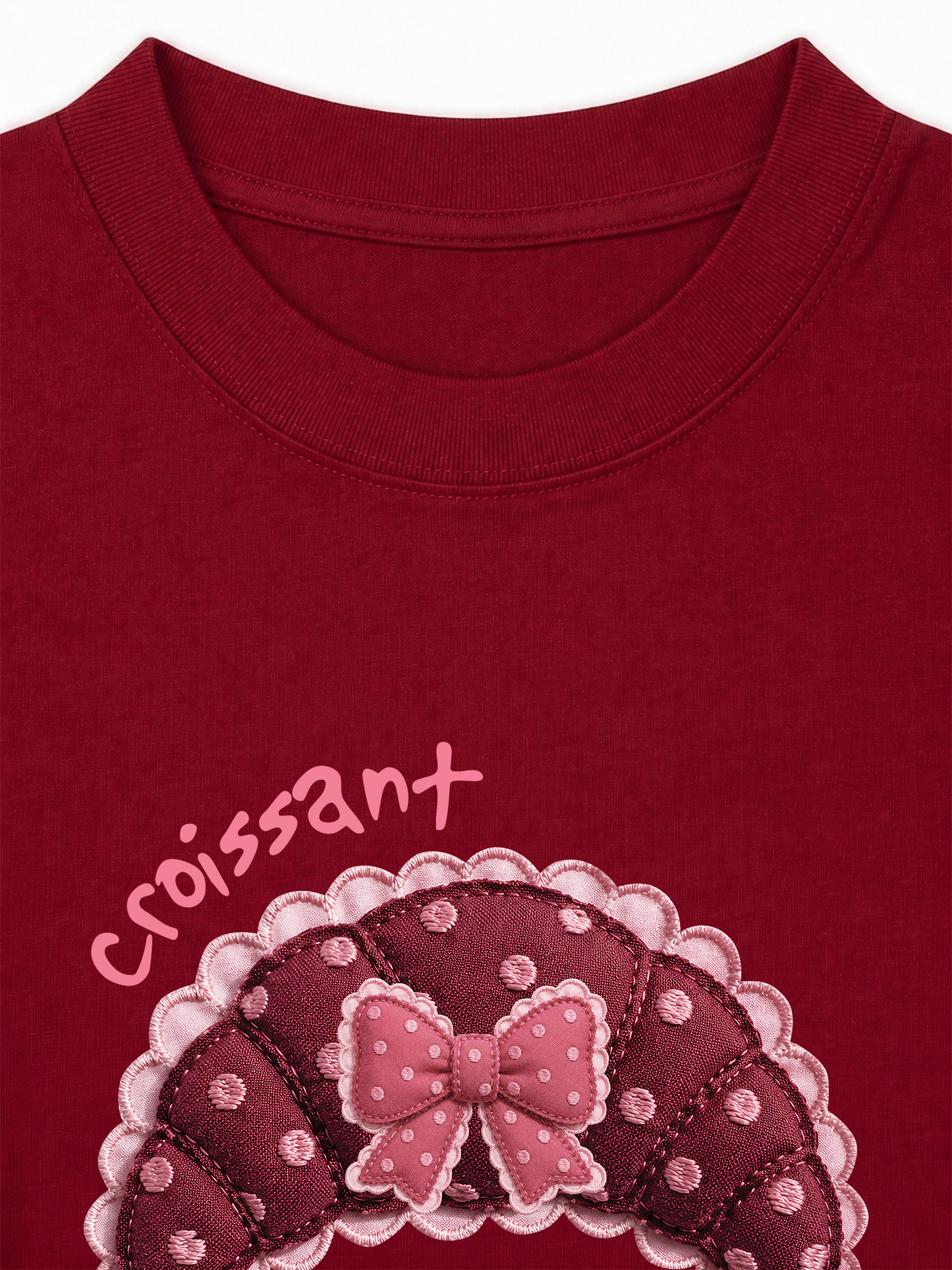 Áo Thun Relaxed Fit Croissant DIY
