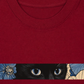 Áo Thun Relaxed Fit Blue Flower Cat
