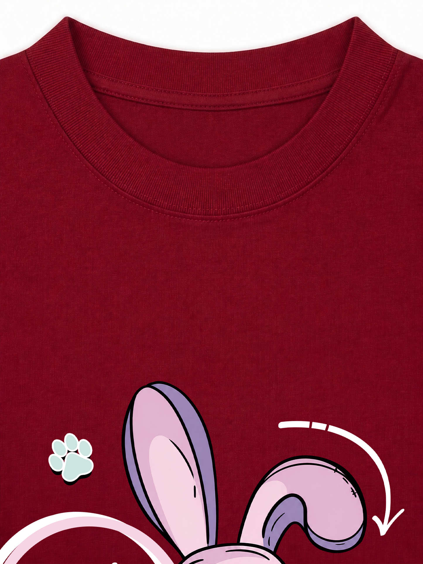 Áo Thun Relaxed Fit Rabbit Smile Face