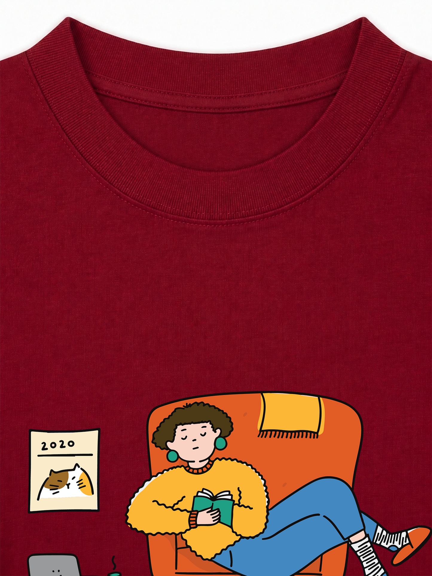Áo Thun Relaxed Fit Không Thích Đi Làm, Chỉ Thích Ở Nhà
