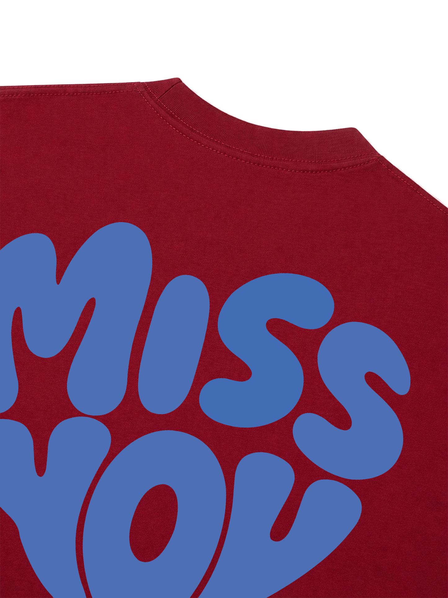 Áo Thun Relaxed Fit Miss You Typography