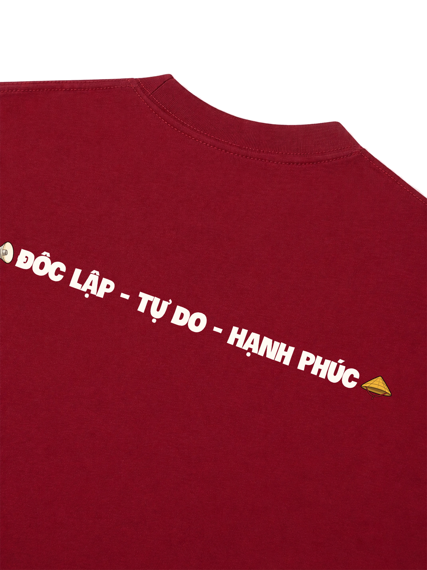 Áo Thun Relaxed Fit Việt Nam Độc Lập Tự Do Hạnh Phúc