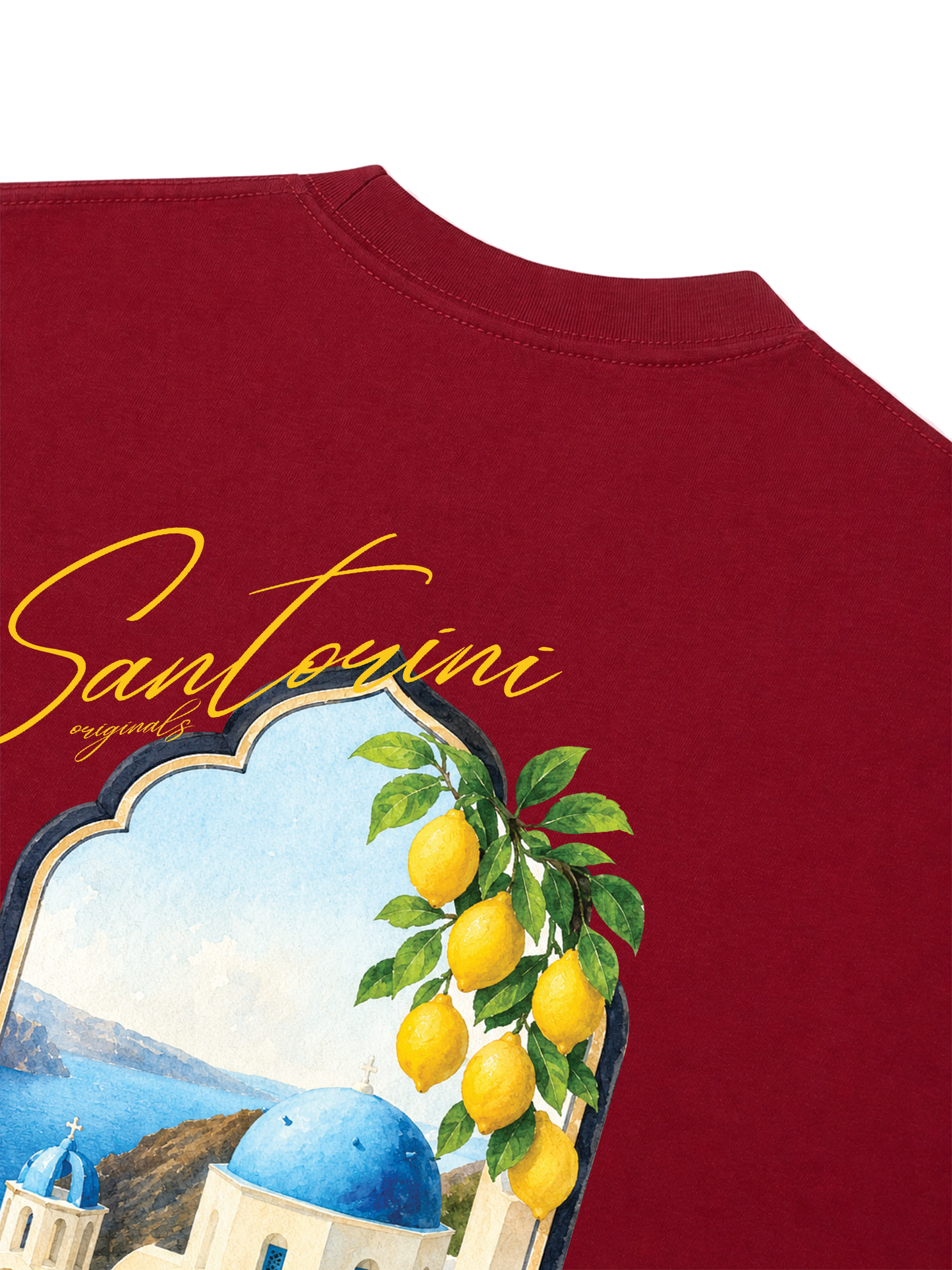 Áo Thun Relaxed Fit Santorini Lemon
