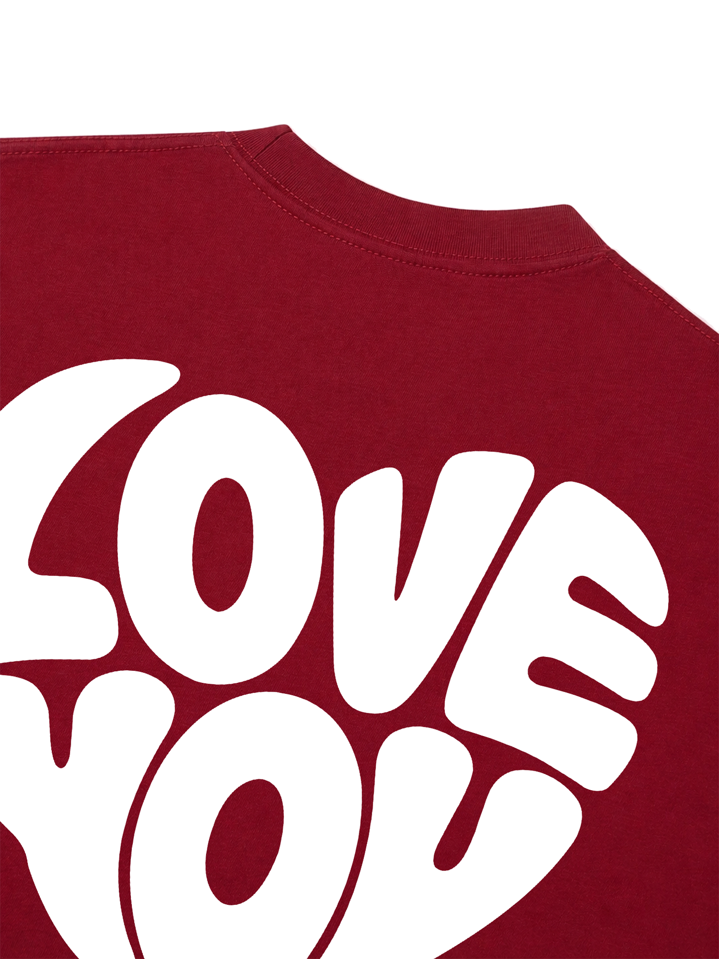 Áo Thun Relaxed Fit Love You Typography