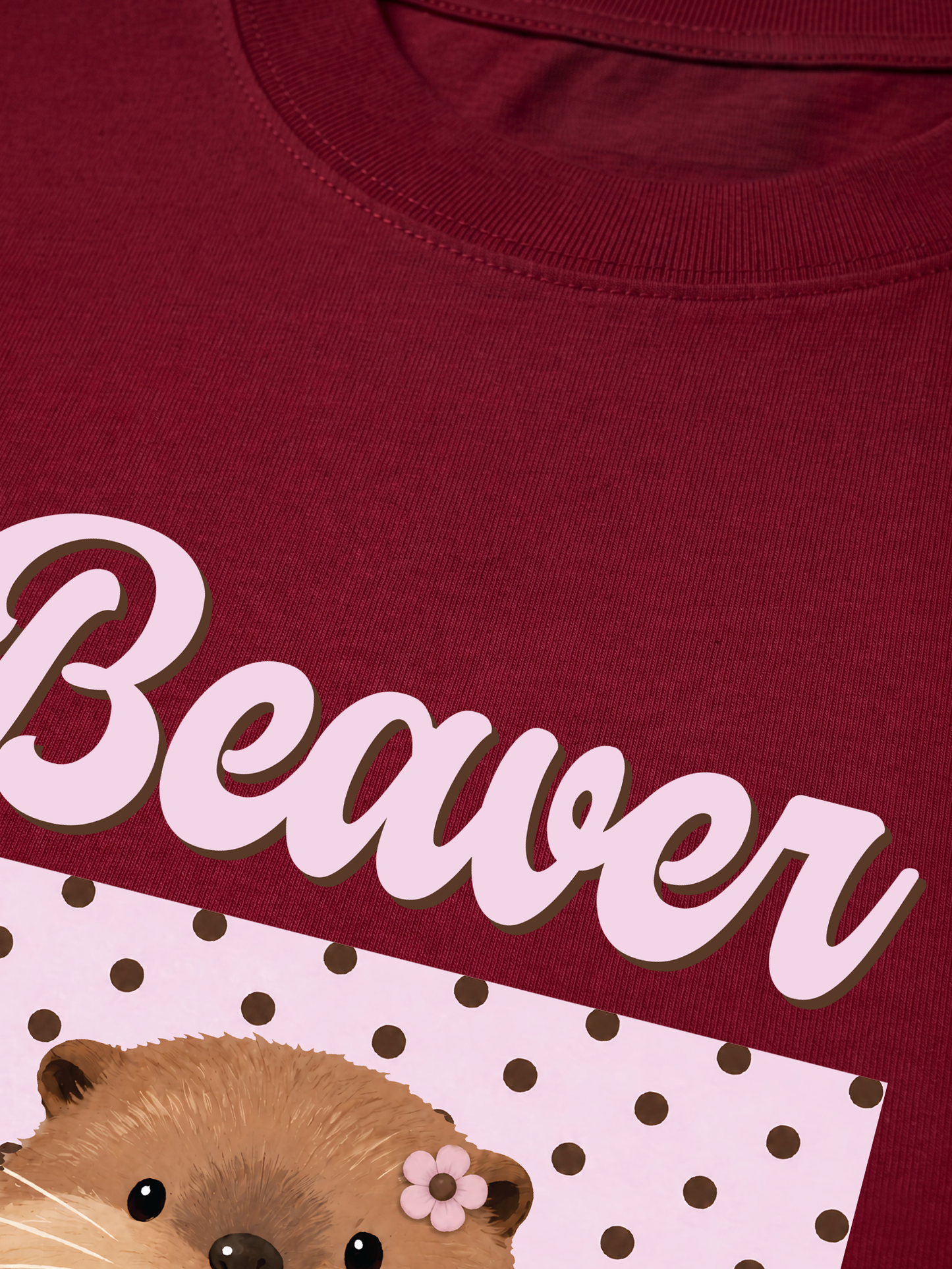Áo Thun Relaxed Fit Animal Mood Sweet Beaver