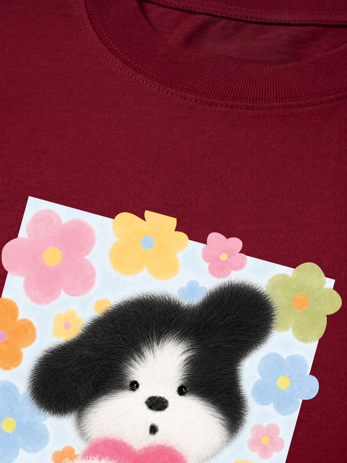 Áo Thun Relaxed Fit Flower Puppy