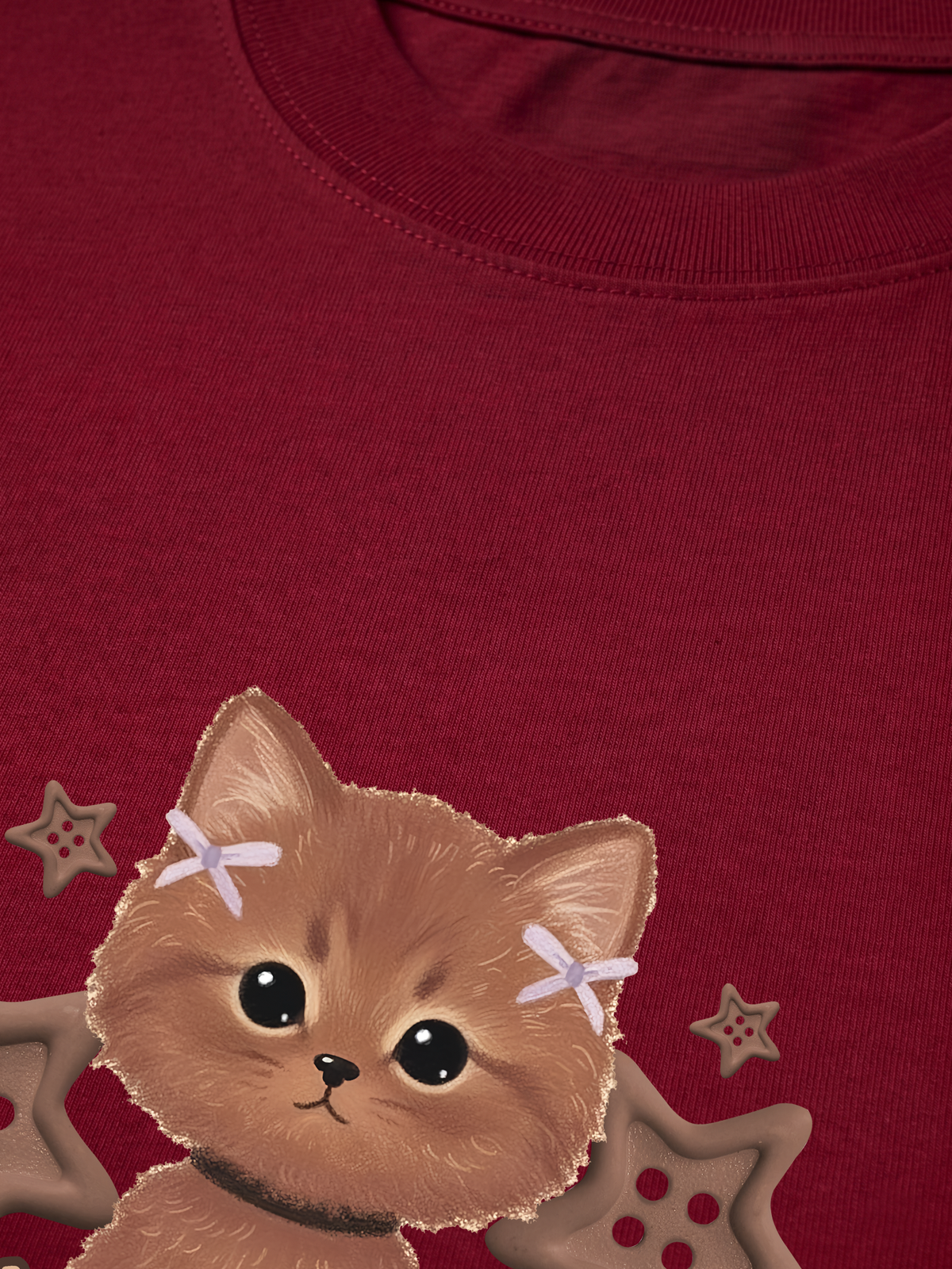 Áo Thun Relaxed Fit Brown Cat