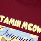 Áo Thun Relaxed Fit Cutie Vitamin Meow Yellow Flower