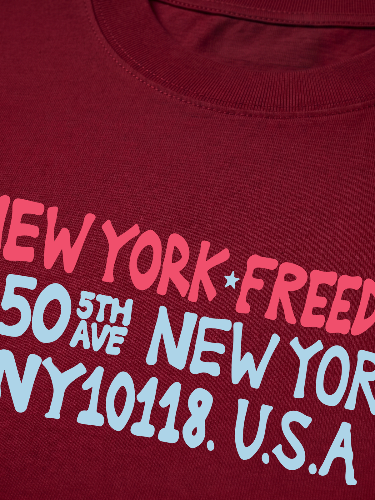 Áo Thun Relaxed Fit New York Freedom