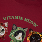 Áo Thun Relaxed Fit Vitamin Meow