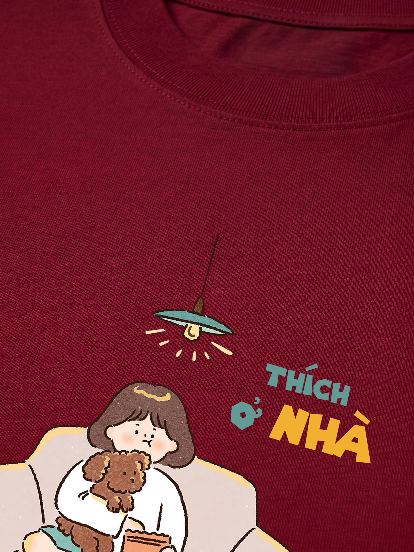 Áo Thun Relaxed Fit Thích Ở Nhà 2