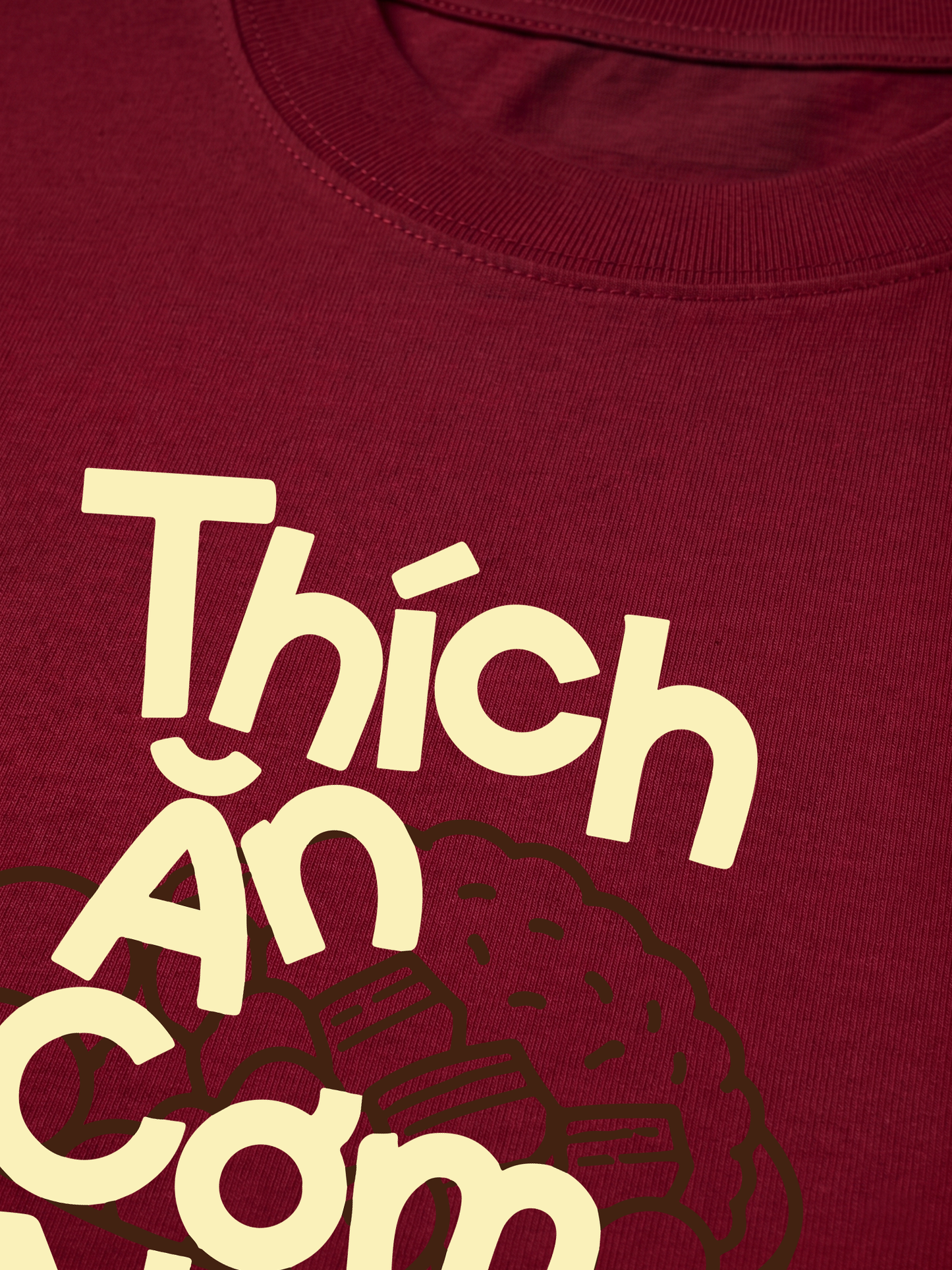Áo Thun Relaxed Fit Thích Ăn Cơm Nhà