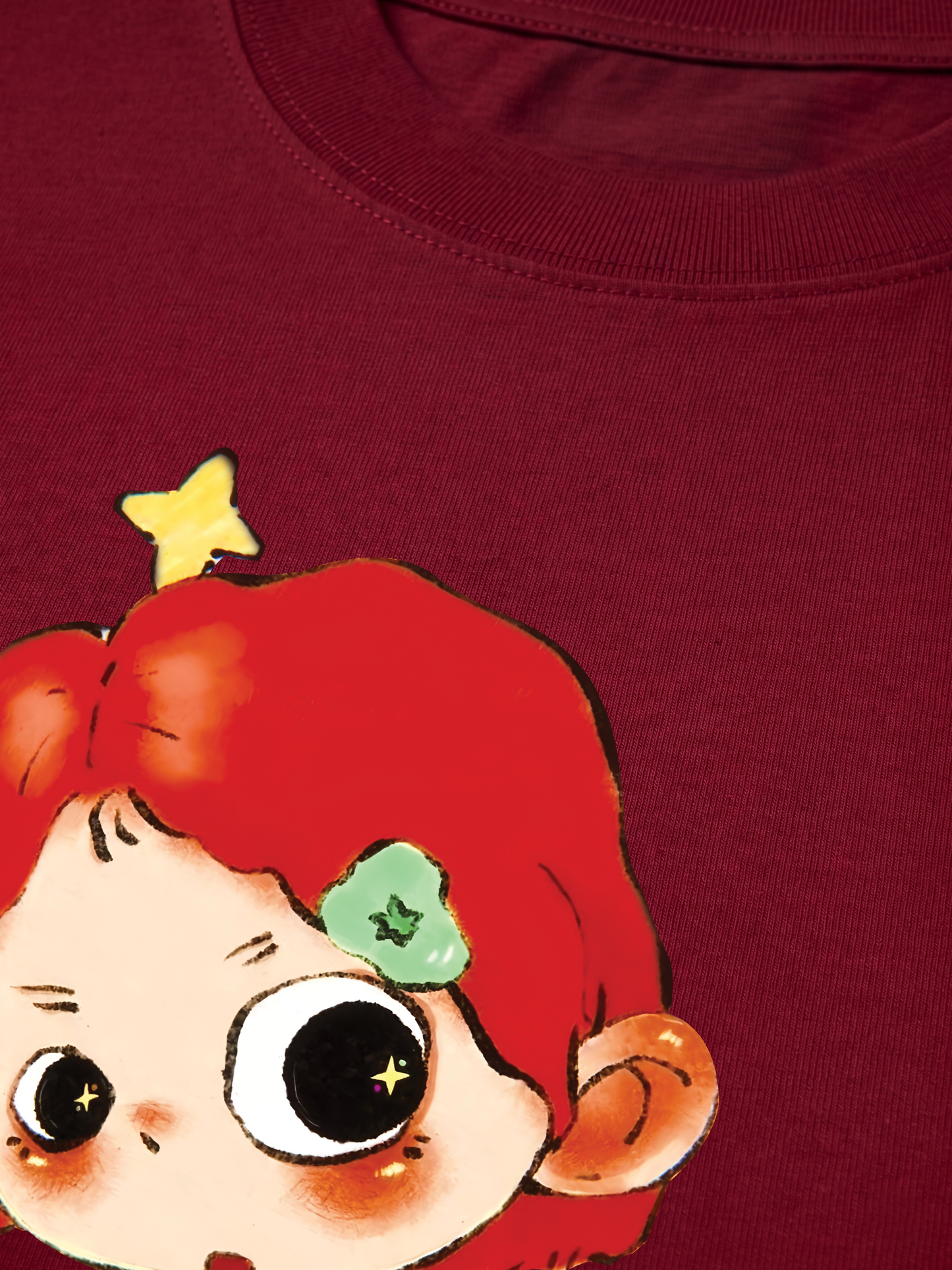 Áo Thun Relaxed Fit Red Hair Babae
