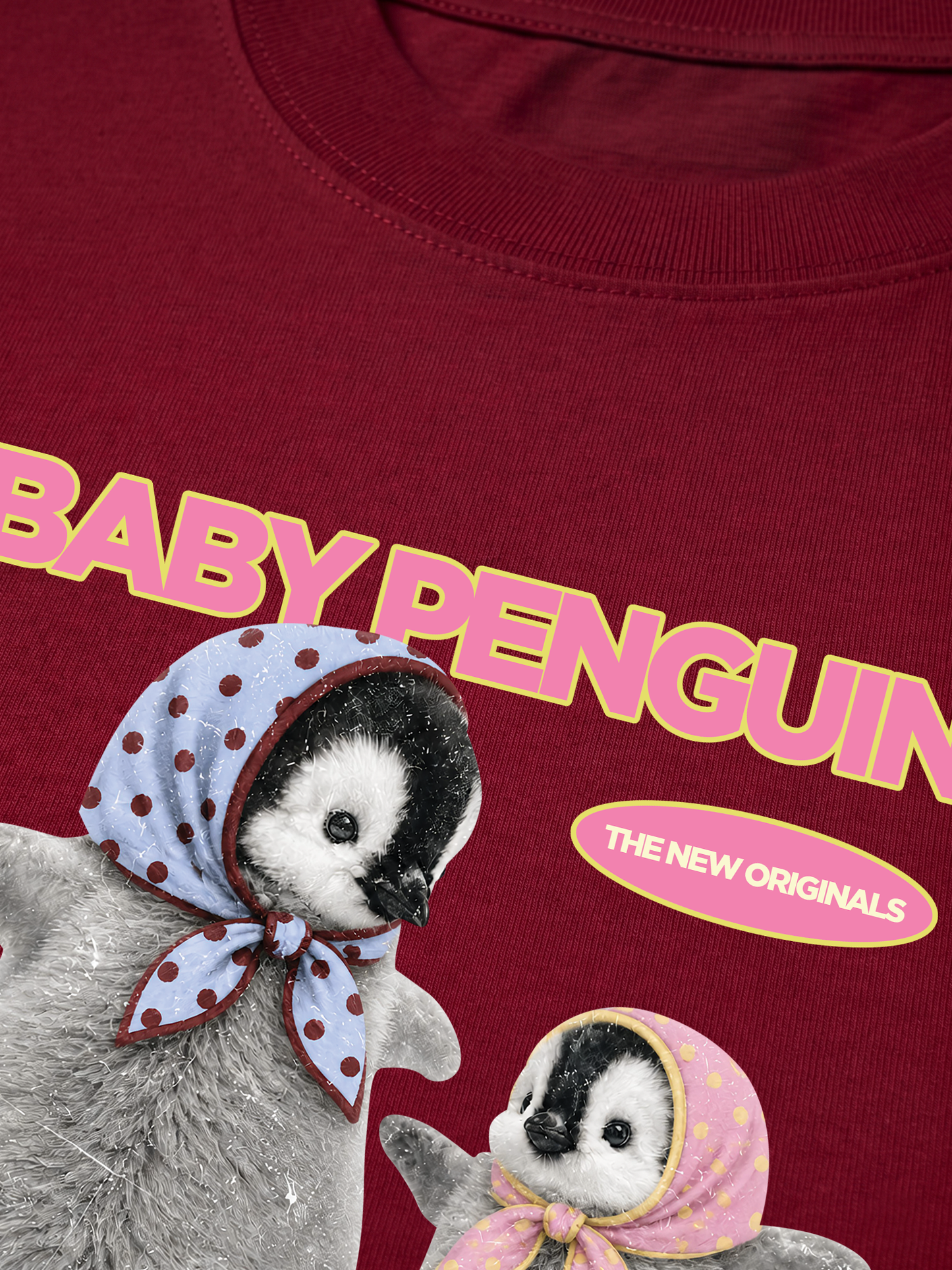 Áo Thun Relaxed Fit Baby Penguin