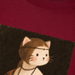 Áo Thun Relaxed Fit Lady Cat with an Ermine