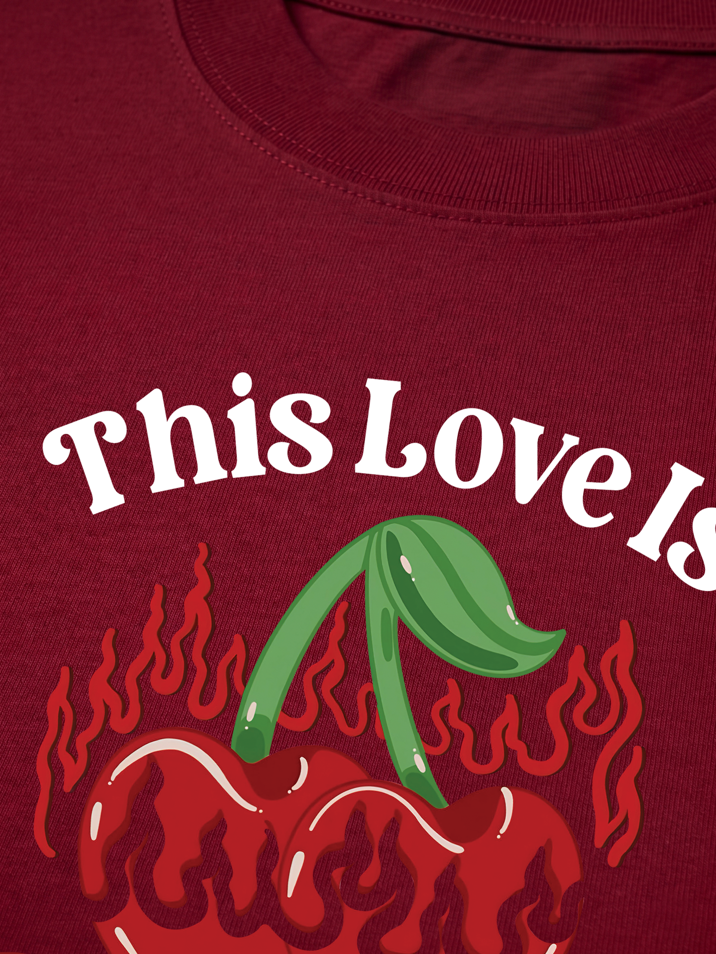 Áo Thun Relaxed Fit This Love Is Too Hot