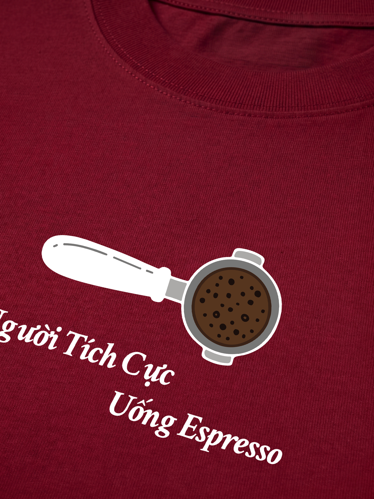Áo Thun Relaxed Fit Người Tích Cực Uống Espresso