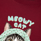 Áo Thun Relaxed Fit Meowy Cat Blue Tiffany Dots