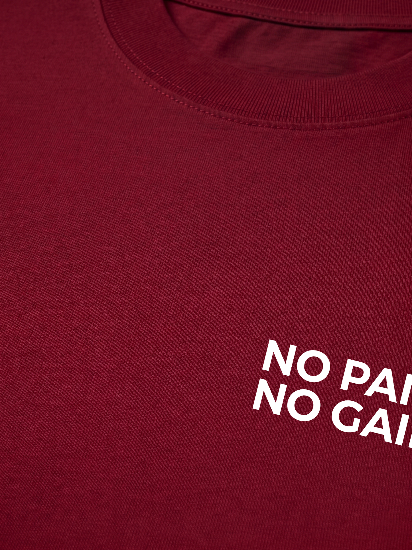 Áo Thun Relaxed Fit No Pain No Gain