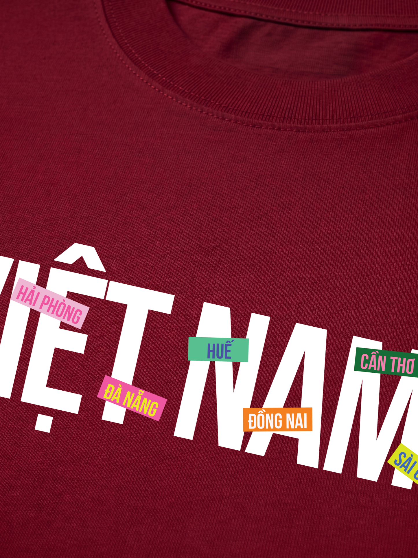 Áo Thun Relaxed Fit Việt Nam 7 Tỉnh Thành