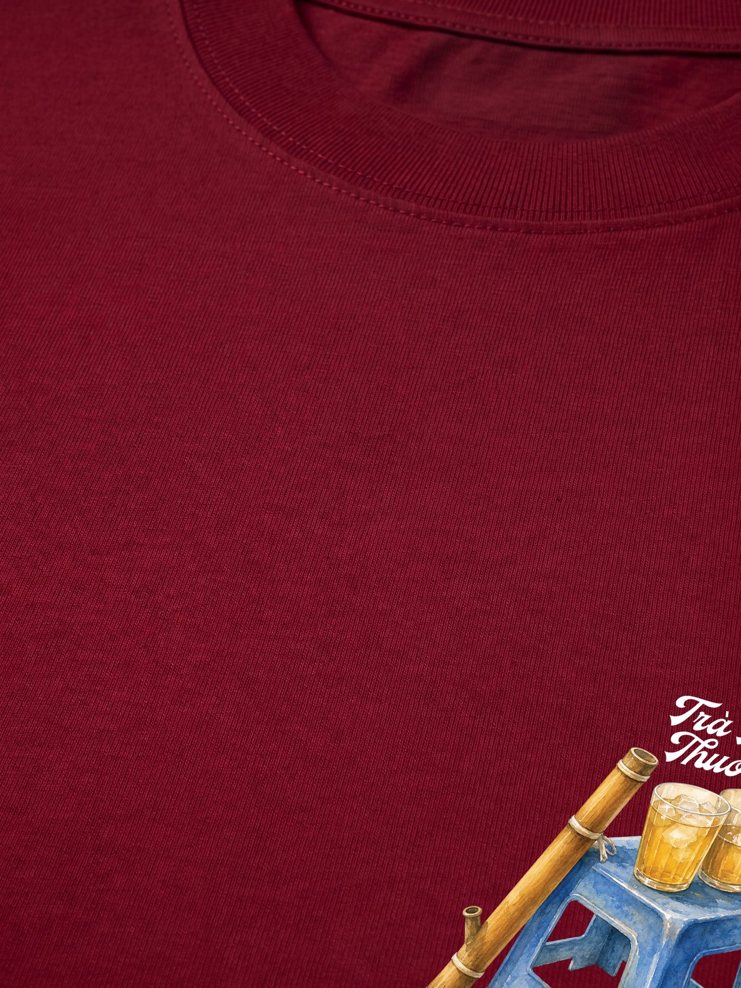 Áo Thun Relaxed Fit Trà Đá Thuốc Lào