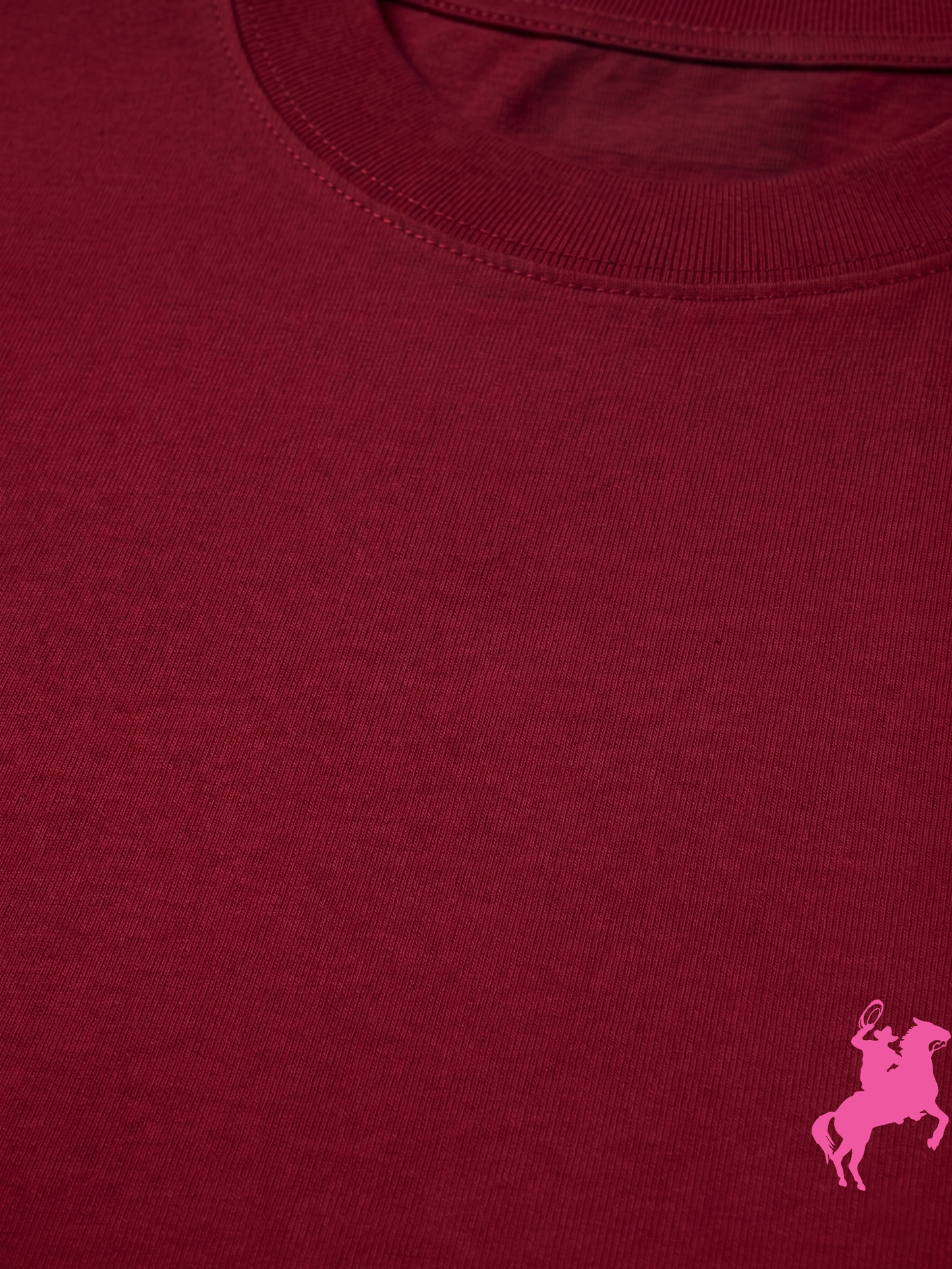 Áo Thun Relaxed Fit  Pink Cowboy
