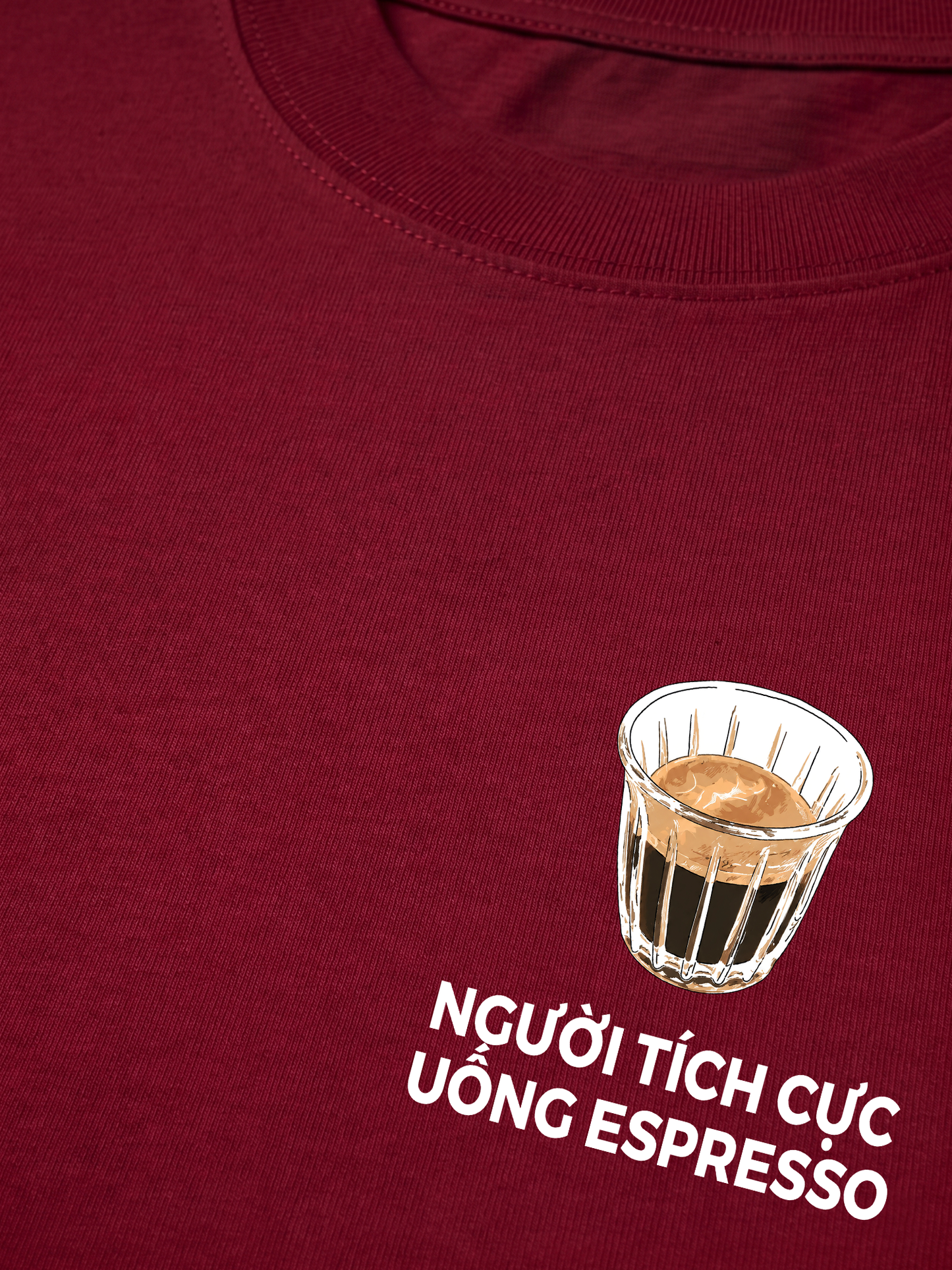 Áo Thun Relaxed Fit Người Tích Cực Uống Espresso 2