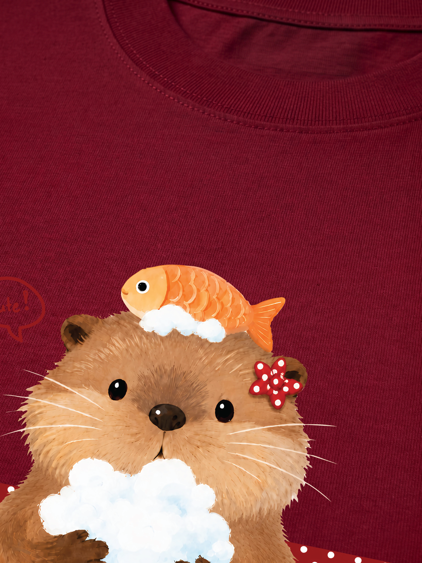 Áo Thun Relaxed Fit Animal Mood Bubble Beaver