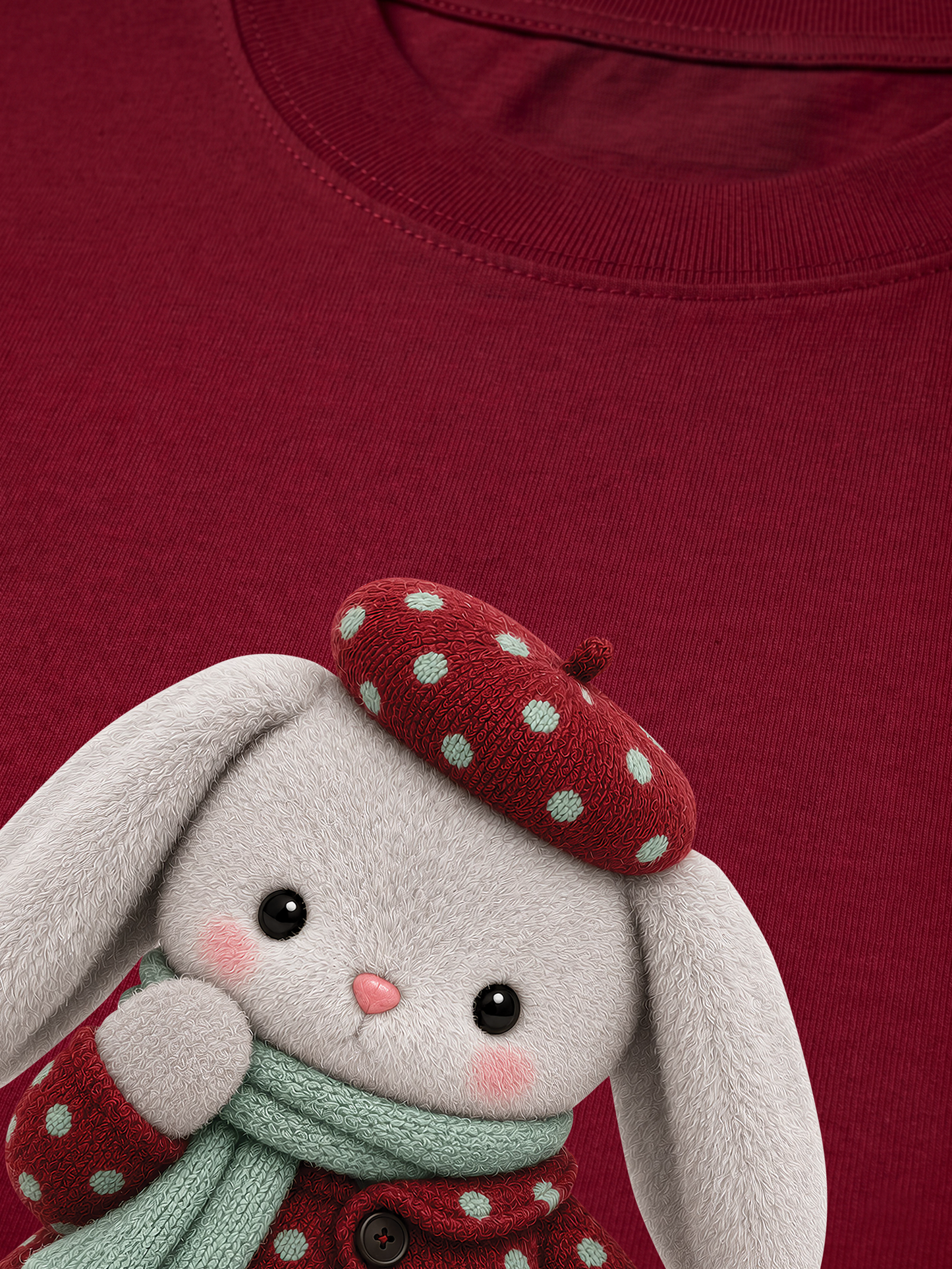 Áo Thun Relaxed Fit Cherry Bunny
