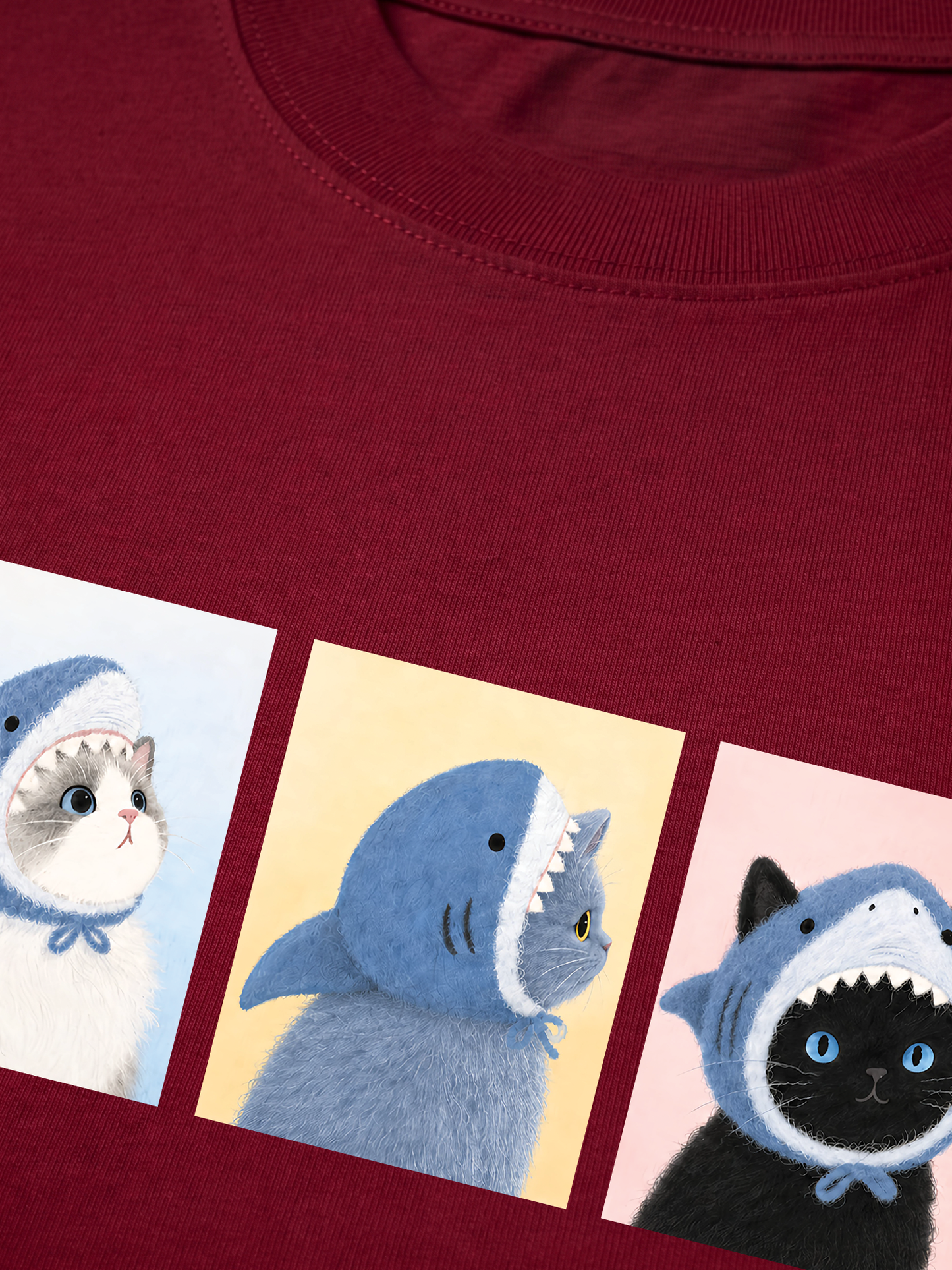 Áo Thun Relaxed Fit Shark Kitty