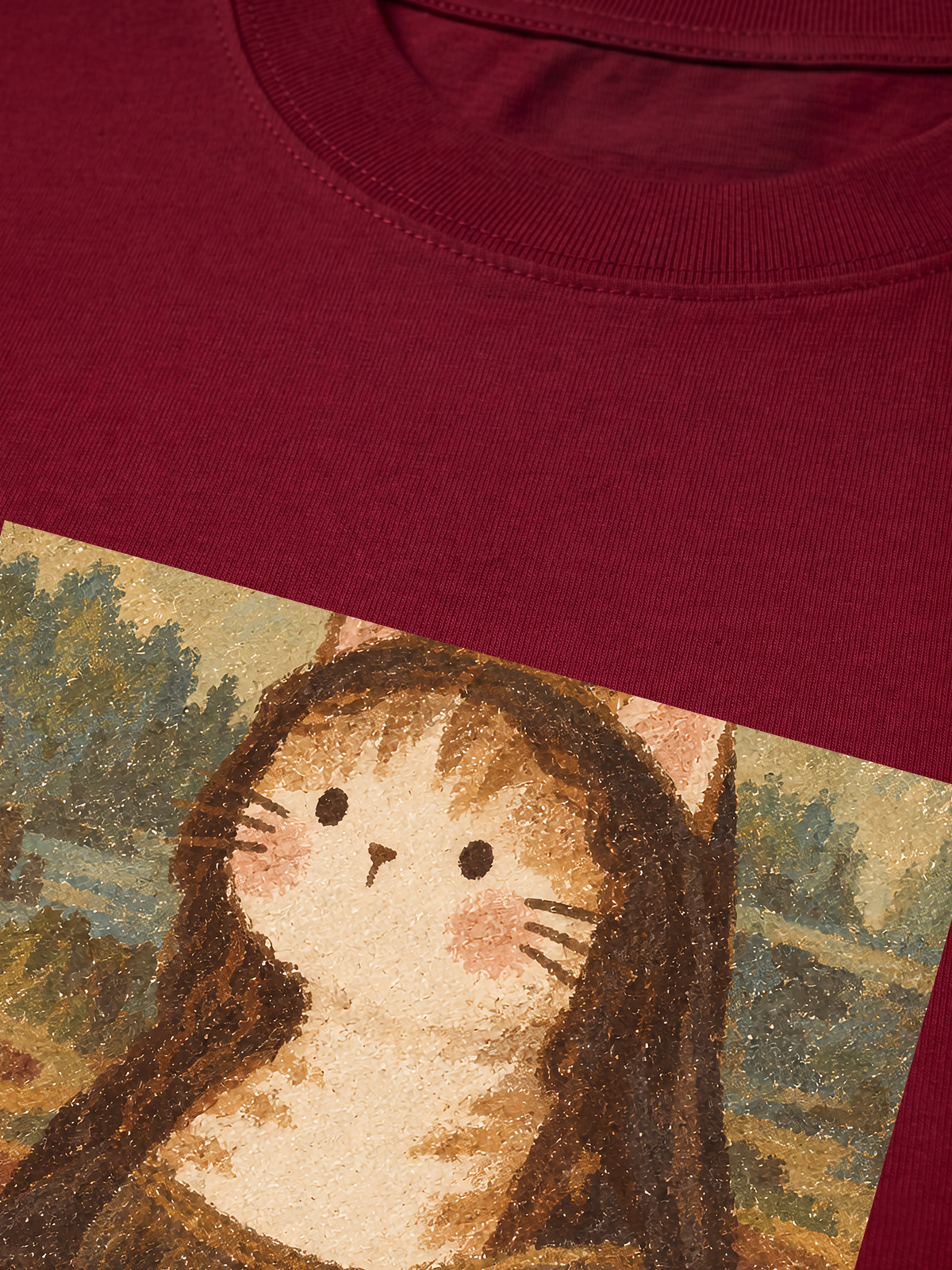 Áo Thun Relaxed Fit Mona Meowsa