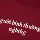 Áo Thun Relaxed Fit Người Bình Thường