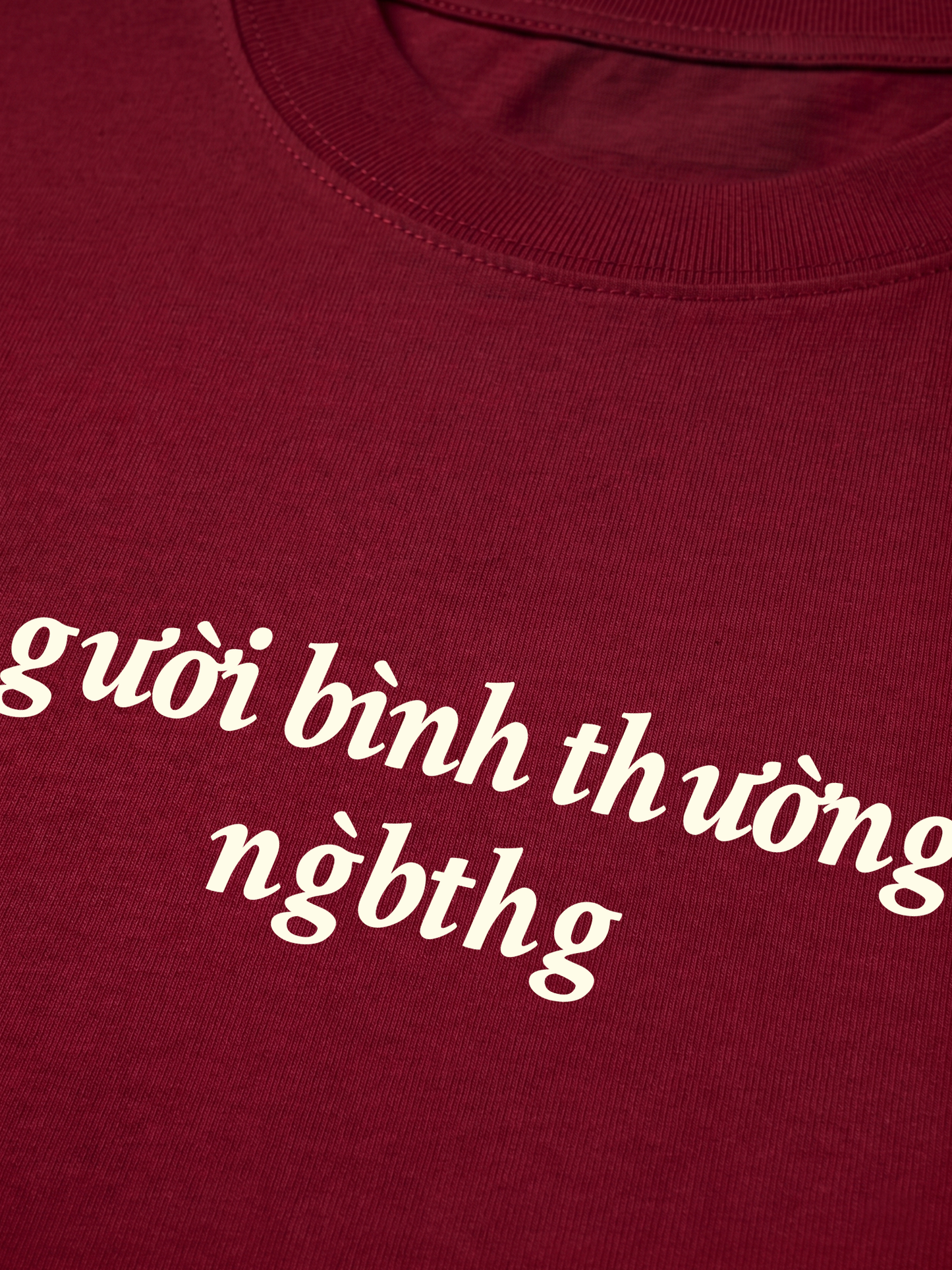 Áo Thun Relaxed Fit Người Bình Thường